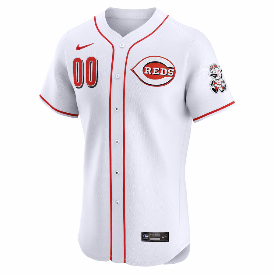 Youth Cincinnati Reds Nike White Home Elite Pick-A-Player Retired Roster Jersey