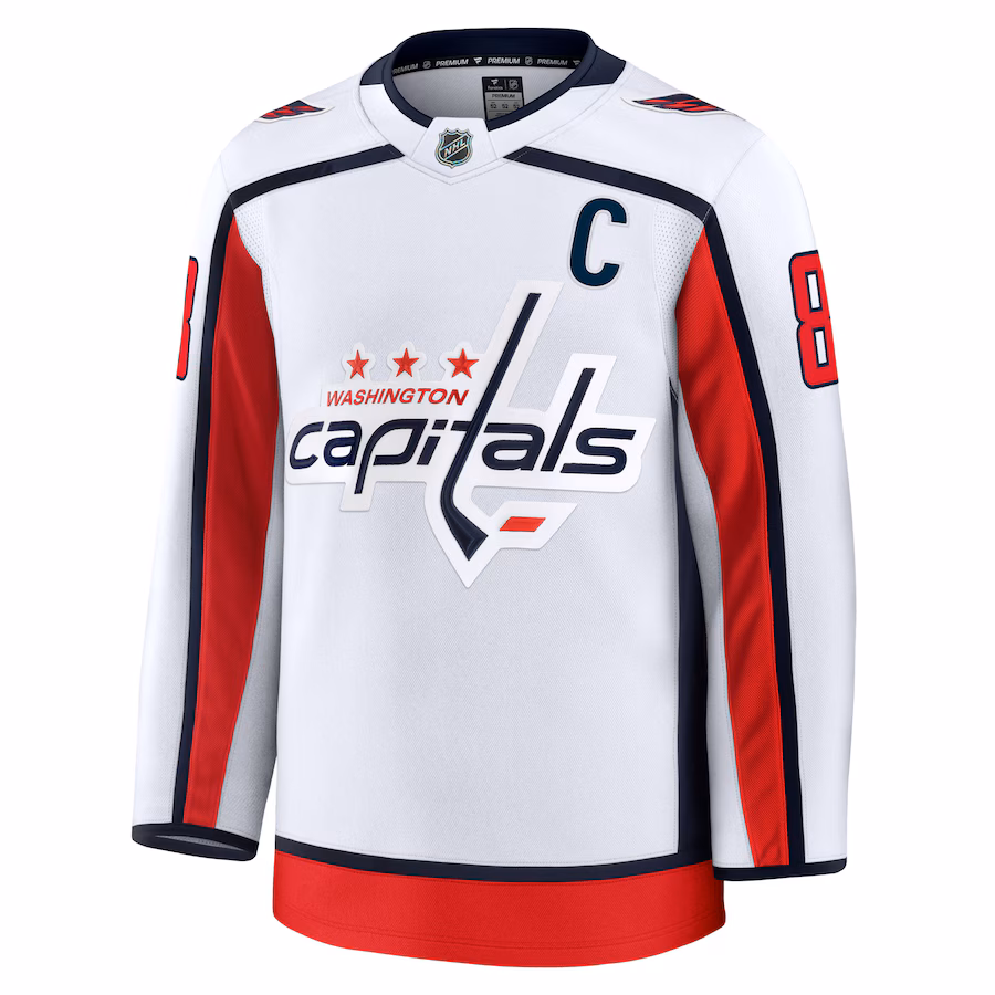 Alexander Ovechkin Washington Capitals Fanatics Away Premium Jersey - White