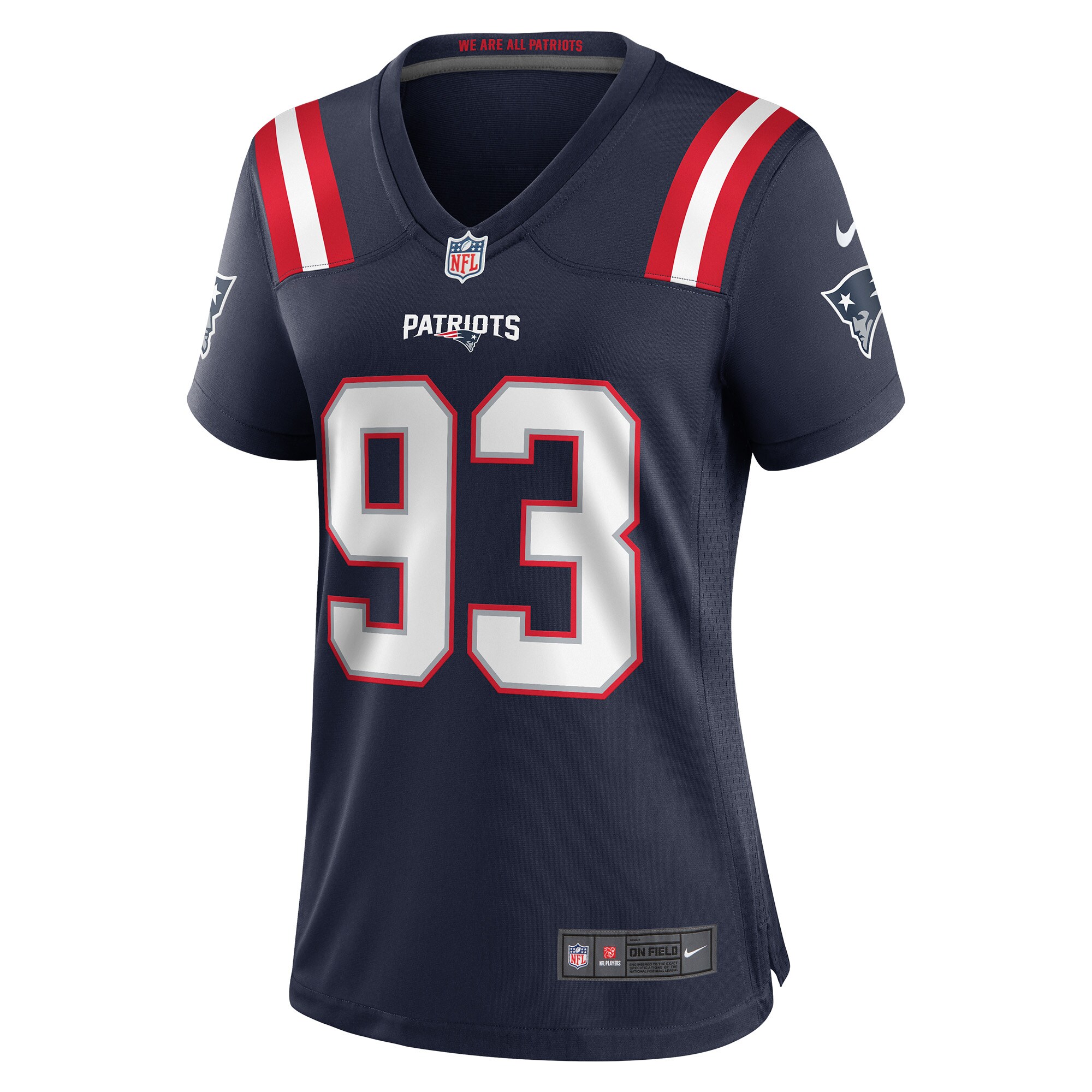 Richard Seymour New England Patriots Women's Retired Player Game Jersey - Navy