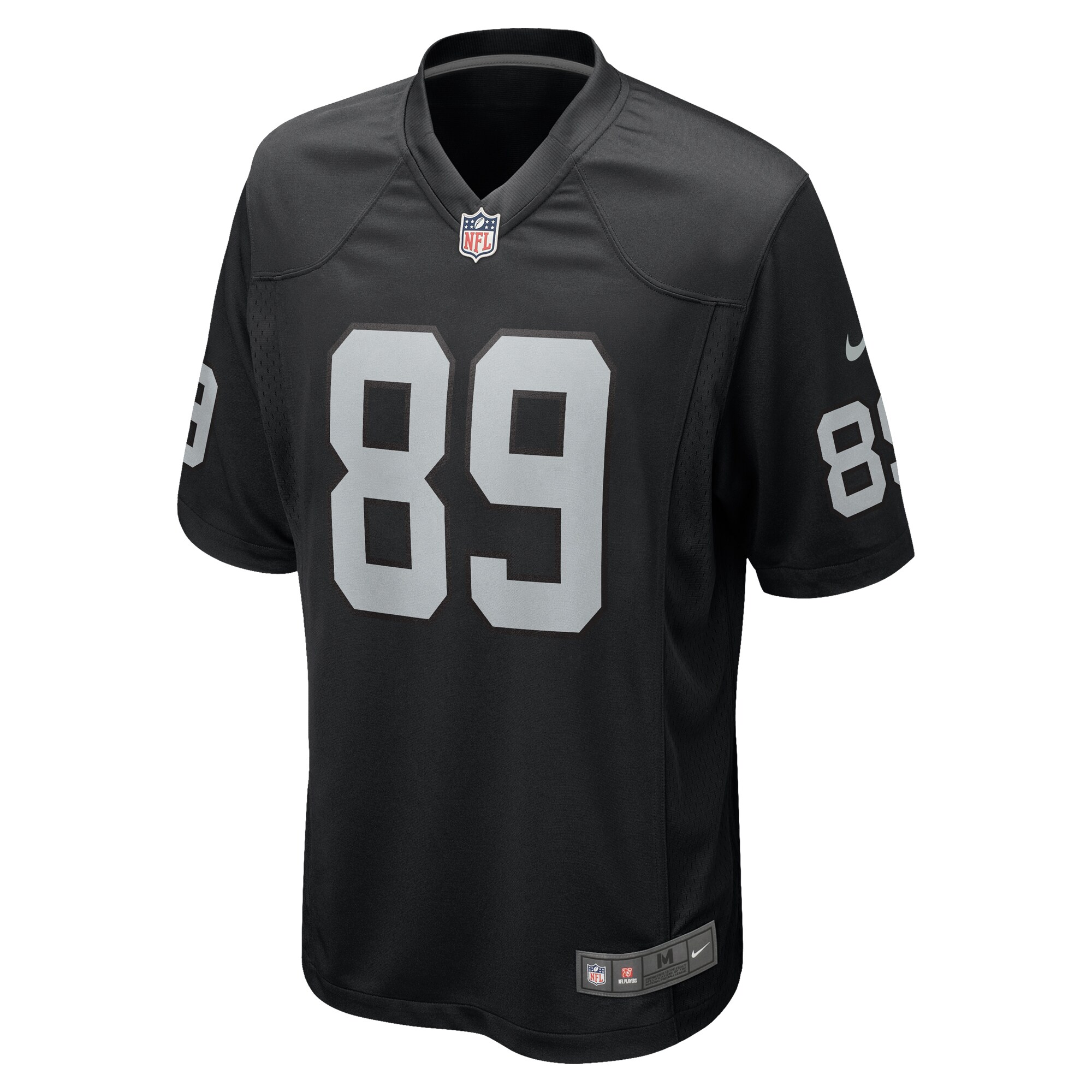 Brock Bowers Las Vegas Raiders 2024 NFL Draft First Round Pick Player Game Jersey - Black