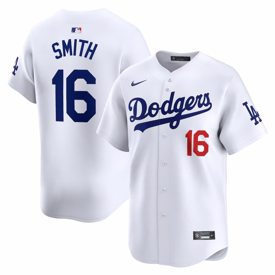 Will Smith Los Angeles Dodgers Nike Home Limited Player Jersey - White