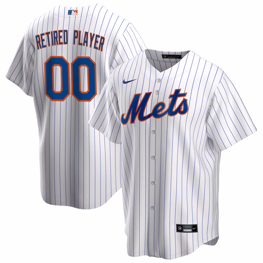 Youth New York Mets Nike White Home Pick-A-Player Retired Roster Replica Jersey