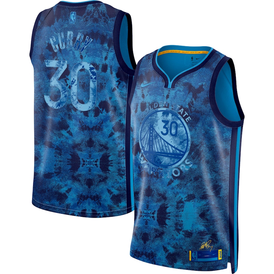 Unisex Golden State Warriors Stephen Curry Royal Select Series Jersey