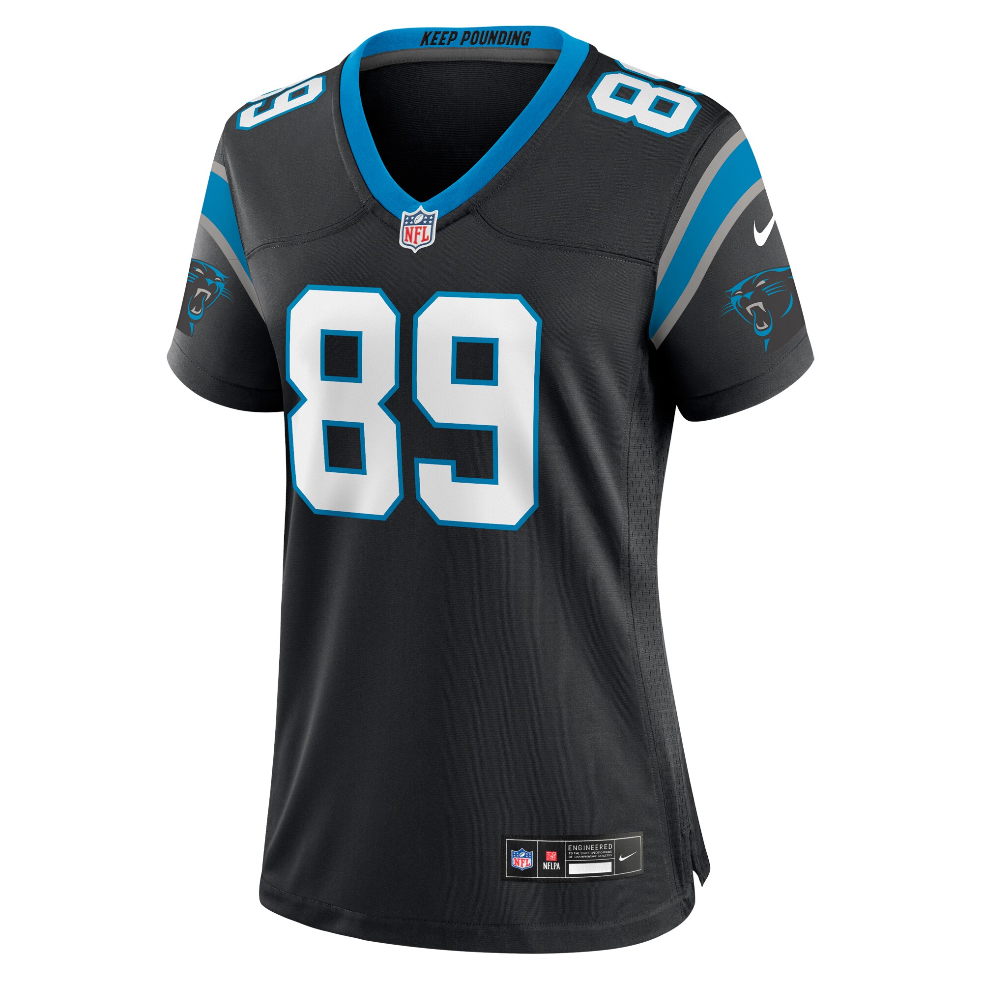 Steve Smith Sr. Carolina Panthers Women's Retired Player Game Jersey - Black