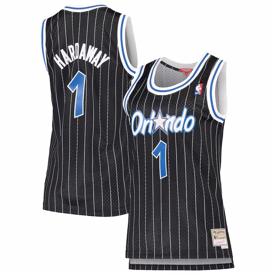 Women's Orlando Magic Penny Hardaway Mitchell & Ness Black 1994-95 Hardwood Classics Swingman Jersey