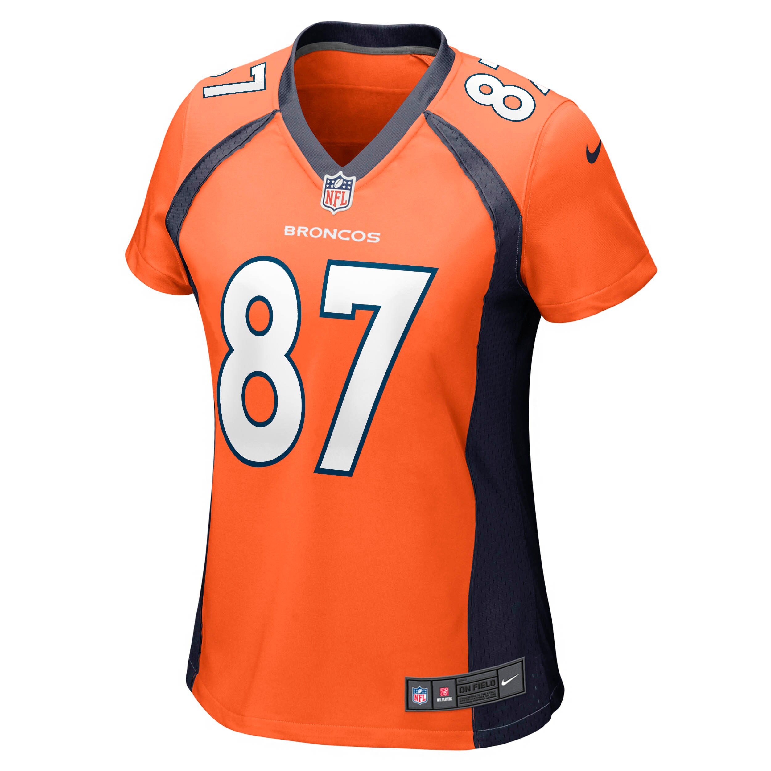 Ed McCaffrey Denver Broncos Women's Game Retired Player Jersey - Orange