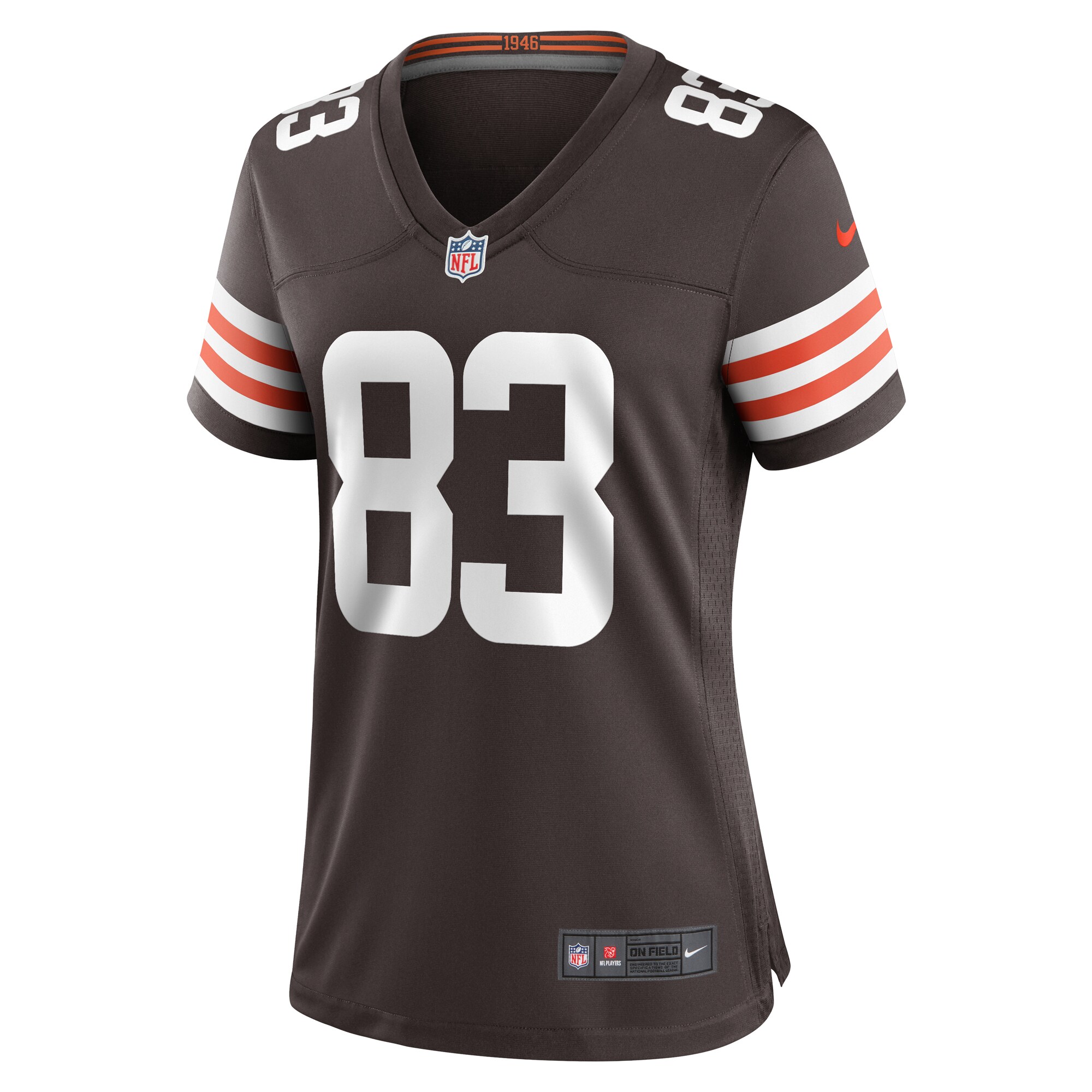 Zaire Mitchell-Paden Cleveland Browns Women's Team Game Jersey - Brown