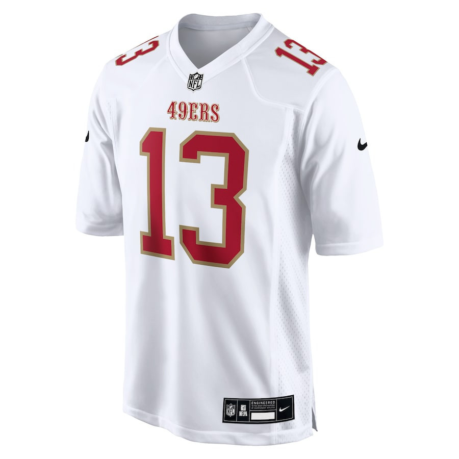 Brock Purdy 13 San Francisco 49ers Fashion Game Men Jersey - Tundra White
