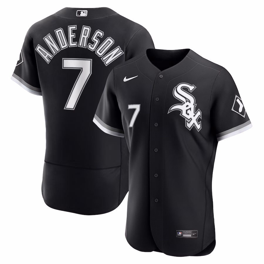 Youth Chicago White Sox Tim Anderson Nike Black Alternate Authentic Player Jersey