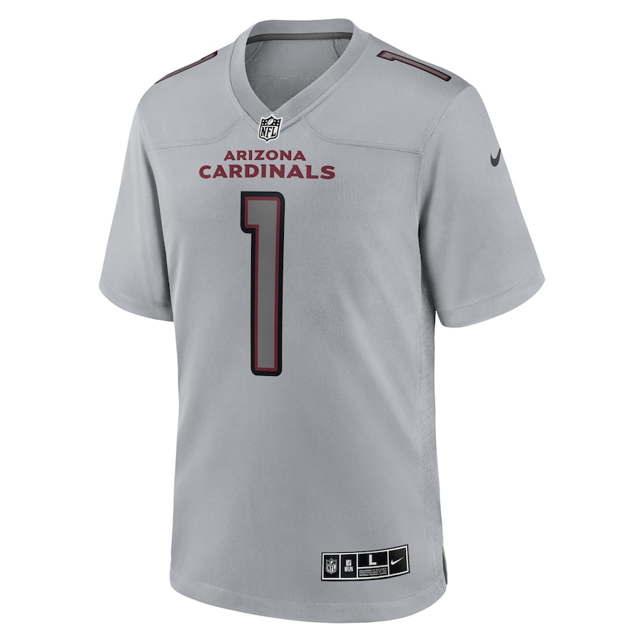 Mens Arizona Cardinals Kyler Murray Gray Atmosphere Fashion Game Jersey