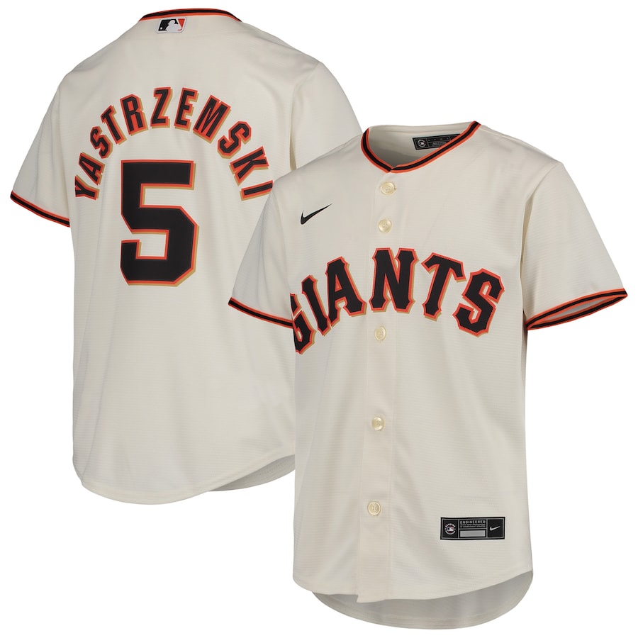 Youth San Francisco Giants Mike Yastrzemski Cream Alternate Replica Player Jersey