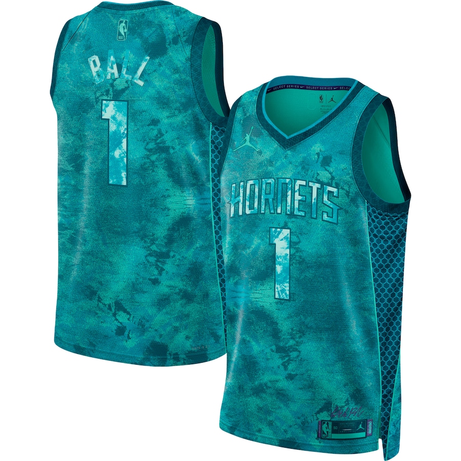 Unisex Charlotte Hornets LaMelo Ball Jordan Brand Teal Select Series Jersey