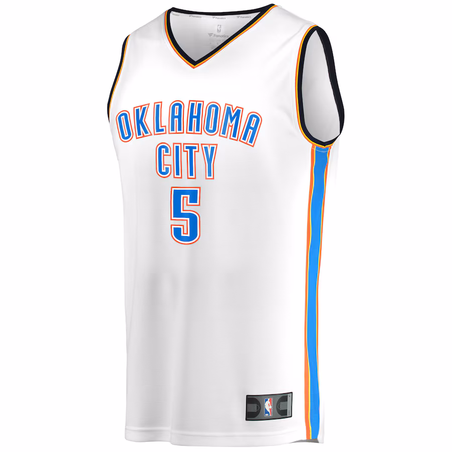 Luguentz Dort Oklahoma City Thunder Fanatics Fast Break Player Jersey - Association Edition - White