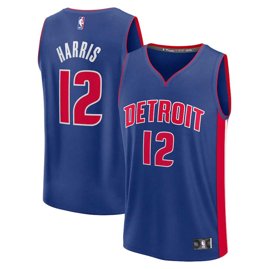 Tobias Harris Detroit Pistons Fanatics Fast Break Replica Player Jersey - Icon Edition - Blue