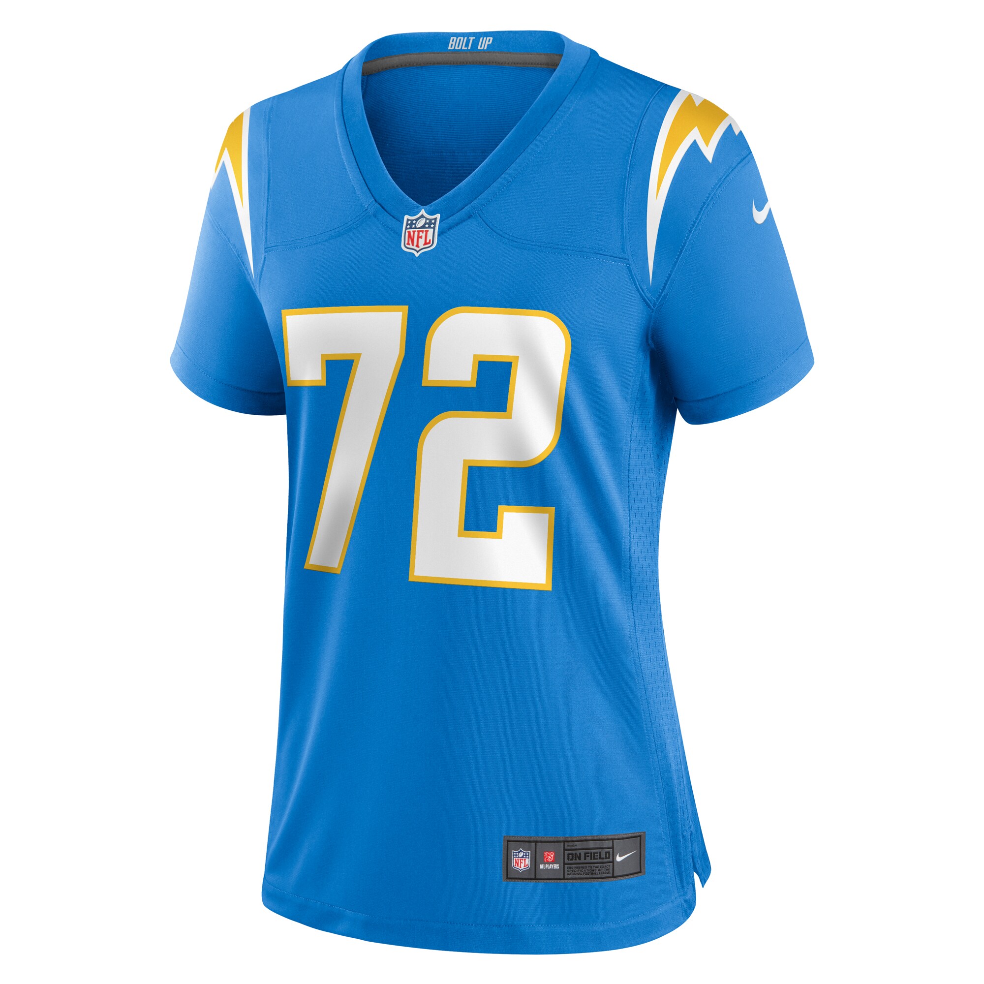Jerrod Clark Los Angeles Chargers Women's Team Game Jersey - Powder Blue