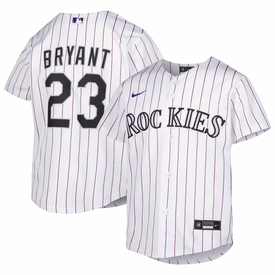 Women's Colorado Rockies Kris Bryant Nike White Alternate Replica Player Jersey