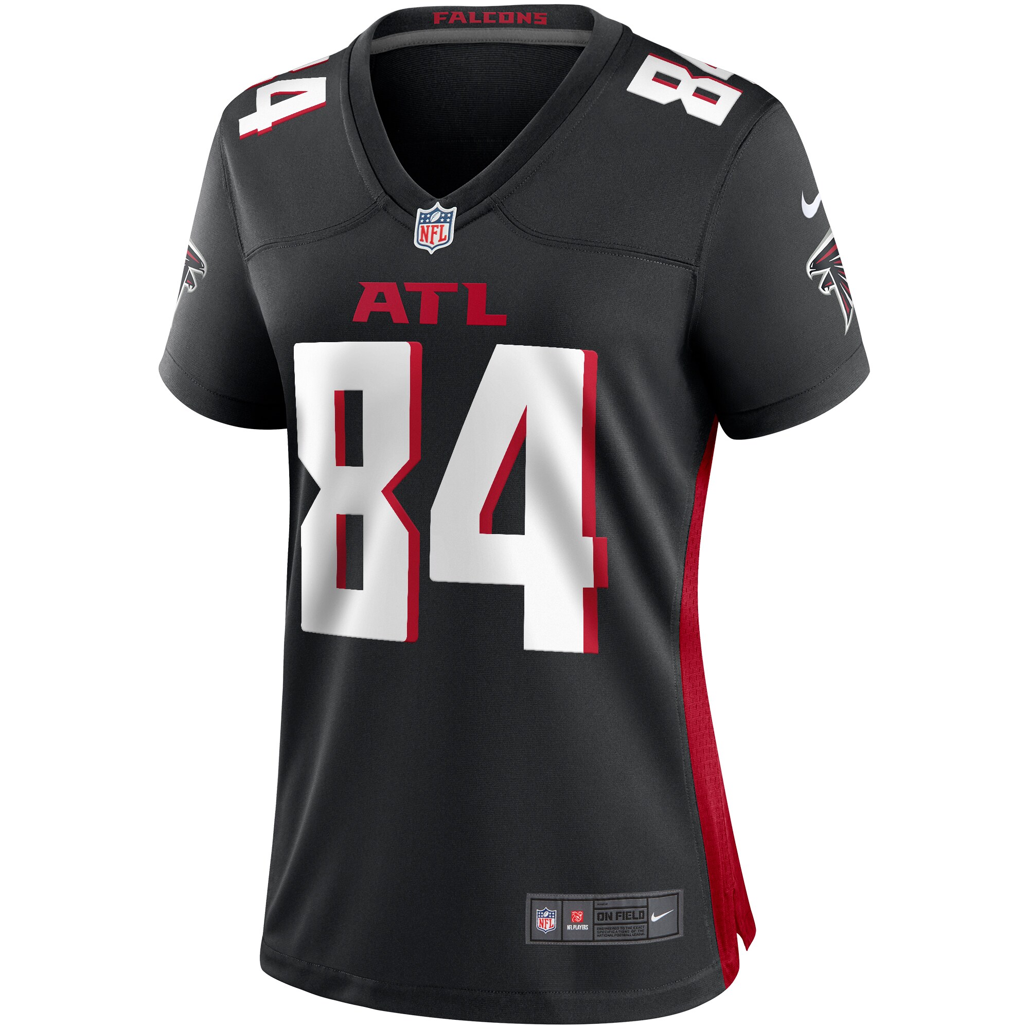 Alfred Jenkins Atlanta Falcons Women's Game Retired Player Jersey - Black