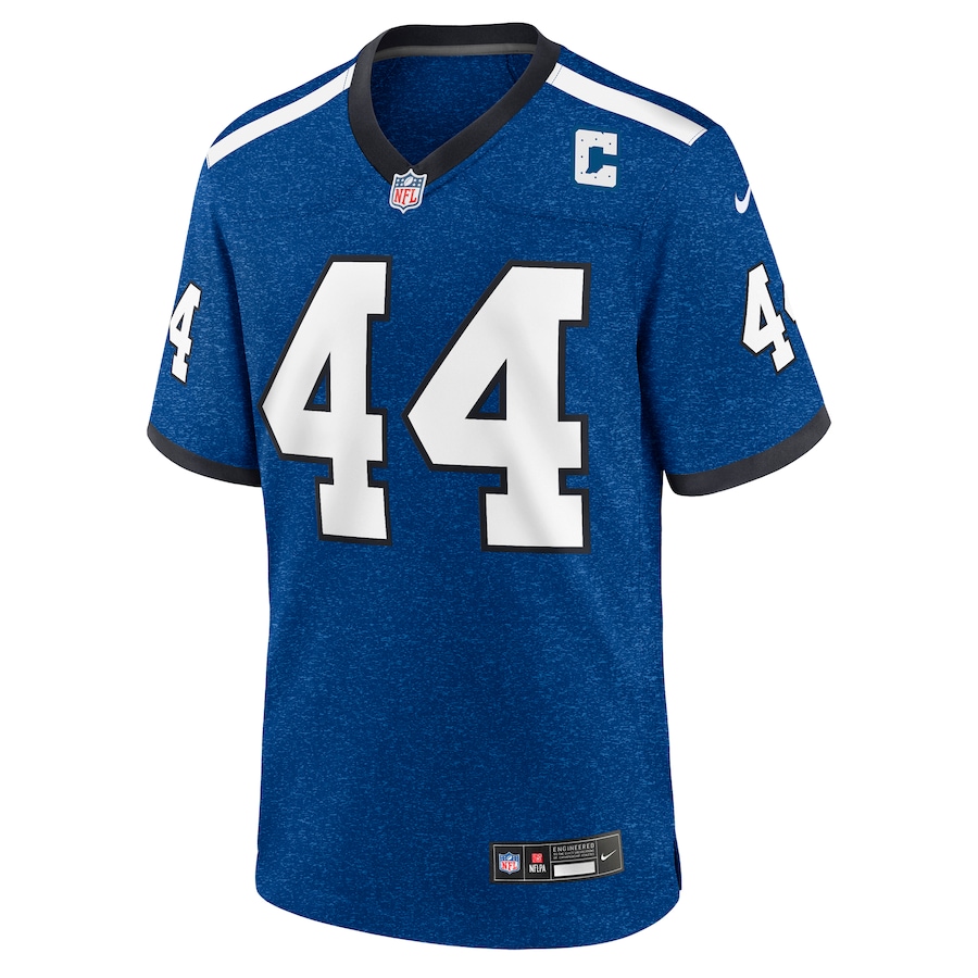 Mens Indianapolis Colts Dallas Clark Royal Indiana Nights Alternate Game Jersey