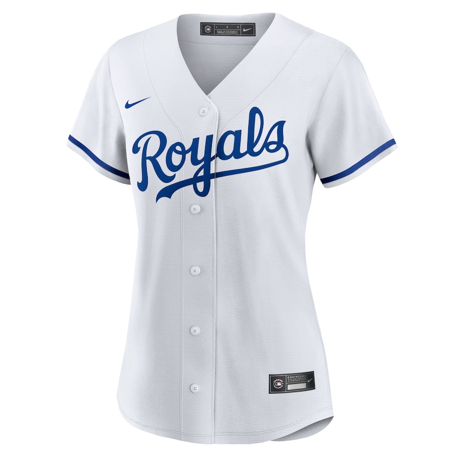 Women's Kansas City Royals Bobby Witt Jr. White Home Replica Player Jersey