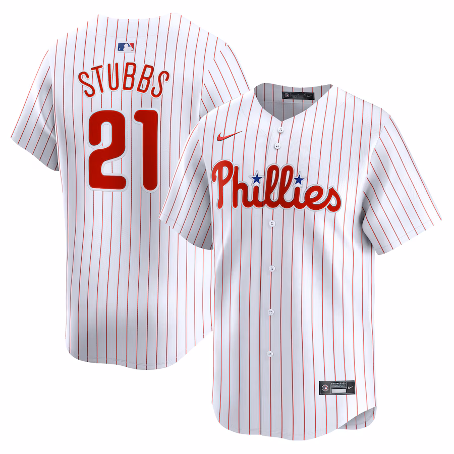 Women's Philadelphia Phillies Garrett Stubbs Nike White Home Limited Player Jersey
