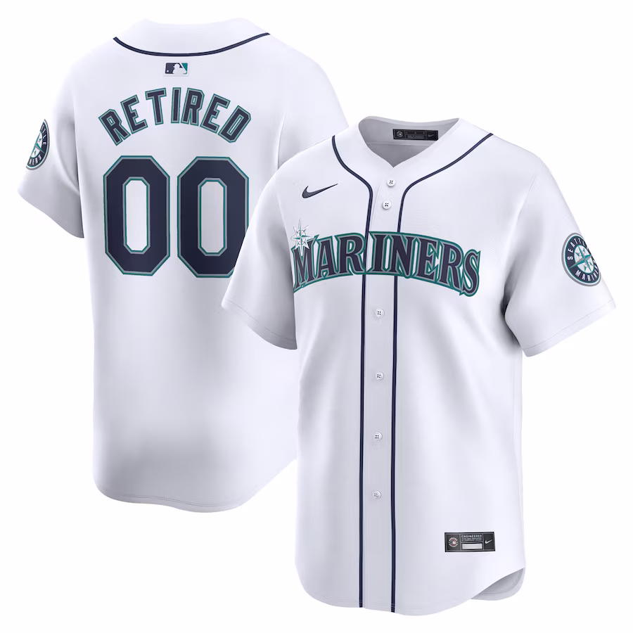 Youth Seattle Mariners Nike White Home Limited Pick-A-Player Retired Roster Jersey