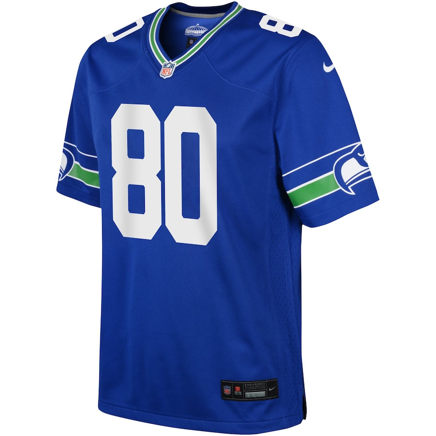 Steve Largent 80 Seattle Seahawks YOUTH Alternate Retired Game Jersey - Royal