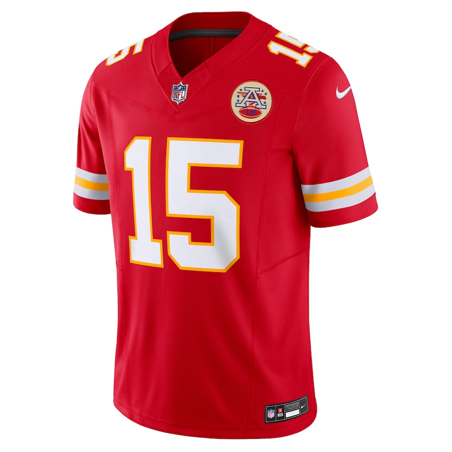 Mens Kansas City Chiefs Patrick Mahomes Red Vapor F.U.S.E. Limited Jersey