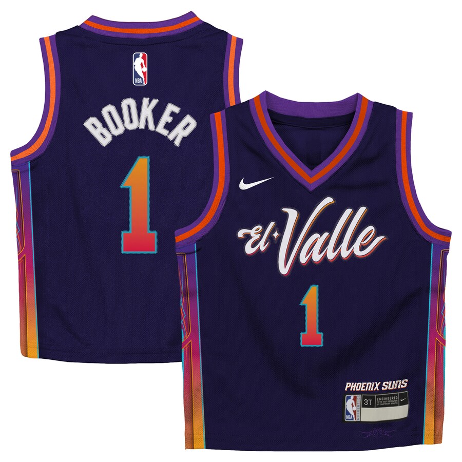 Infant Phoenix Suns Devin Booker Nike Purple 2023/24 Swingman Replica Jersey - City Edition