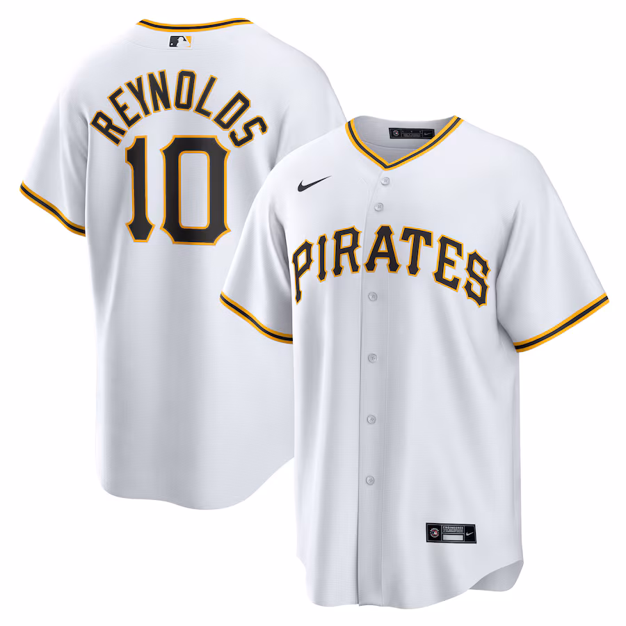 Women's Pittsburgh Pirates Bryan Reynolds Nike White Replica Player Jersey