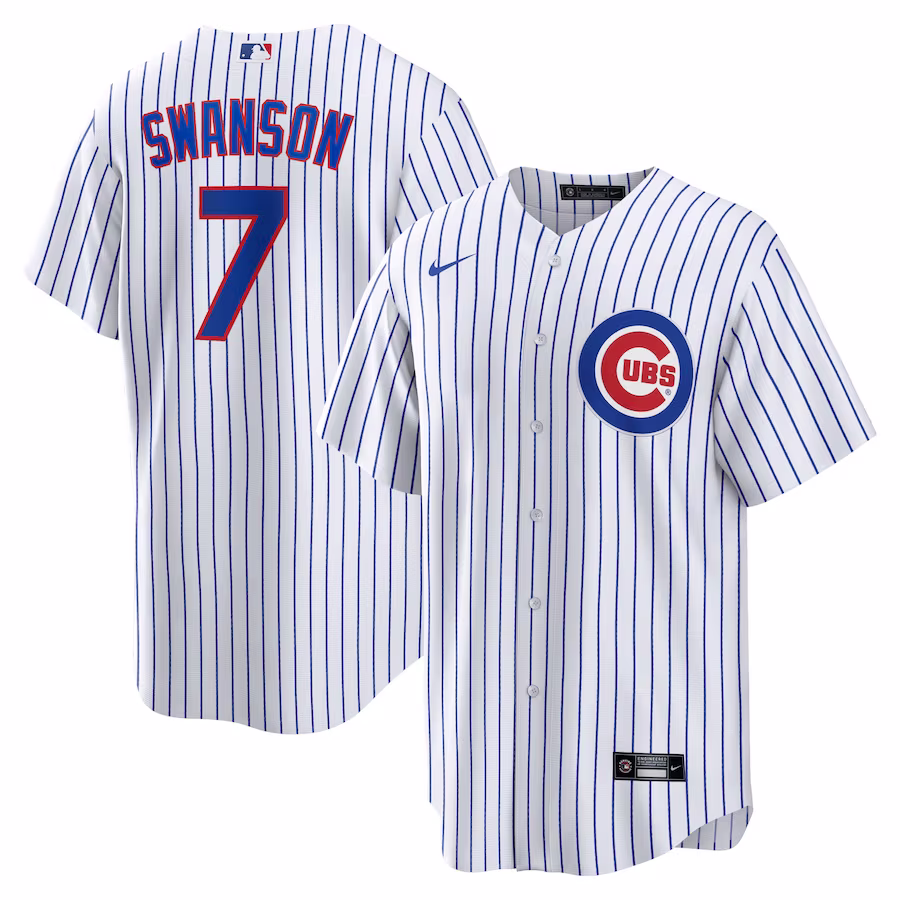Women's Chicago Cubs Dansby Swanson Nike White Alternate Replica Player Jersey