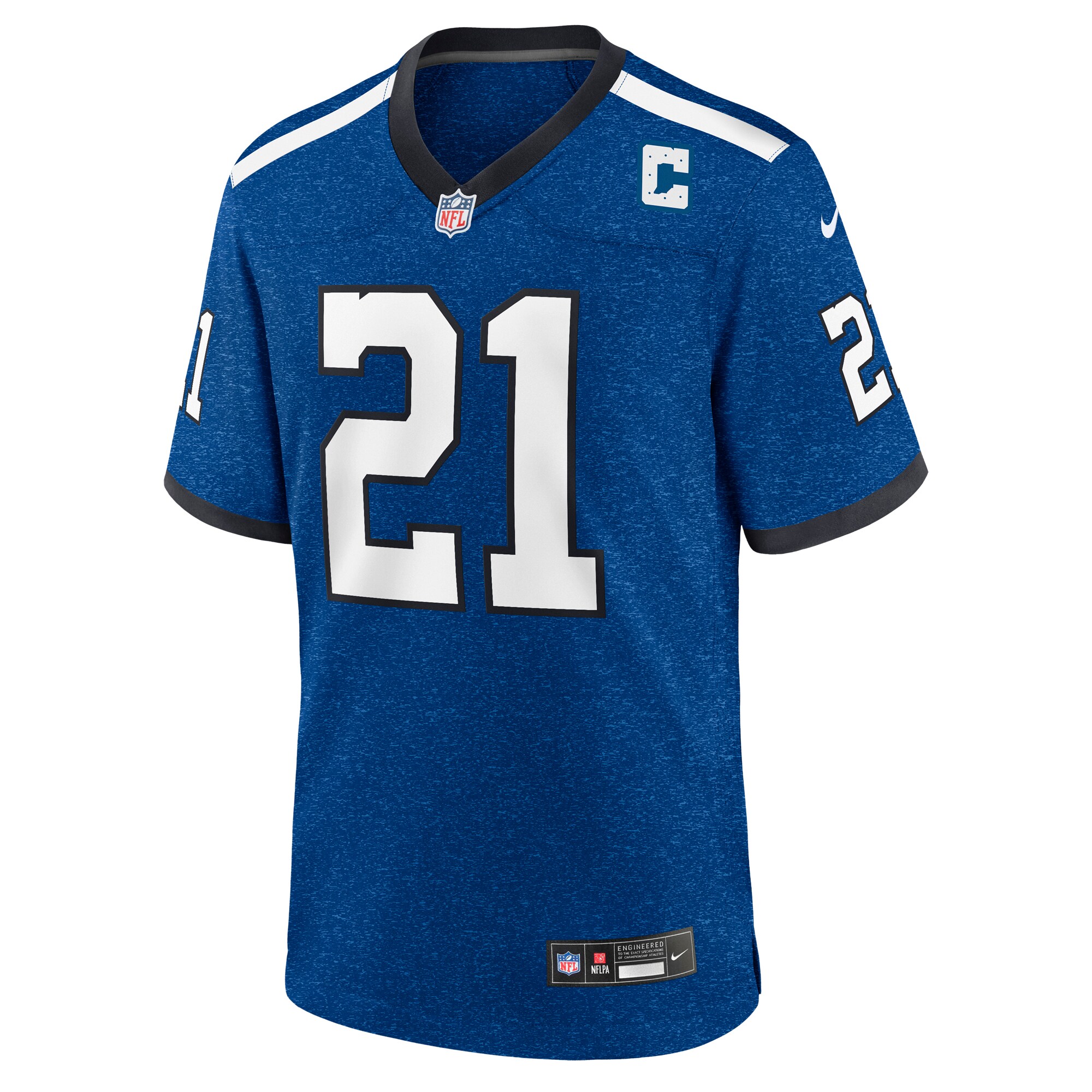 Zack Moss Indianapolis Colts Indiana Nights Alternate Game Jersey - Royal
