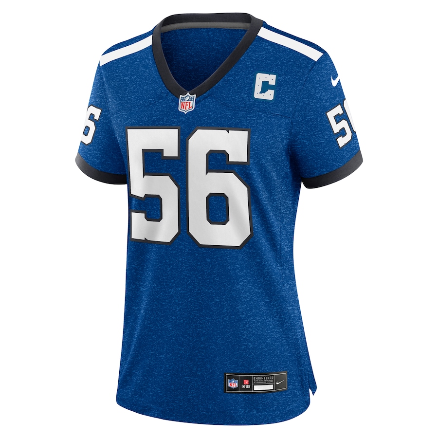 Womens Indianapolis Colts Quenton Nelson Royal Indiana Nights Alternate Game Jersey