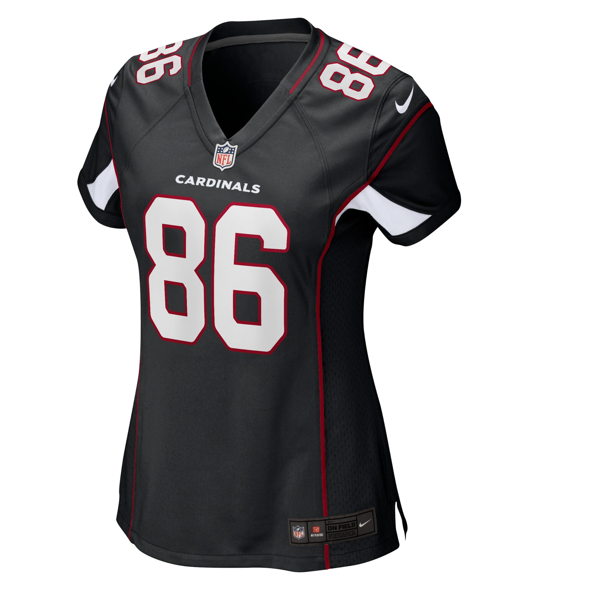 Zach Ertz Arizona Cardinals Women's Alternate Player Game Jersey - Black