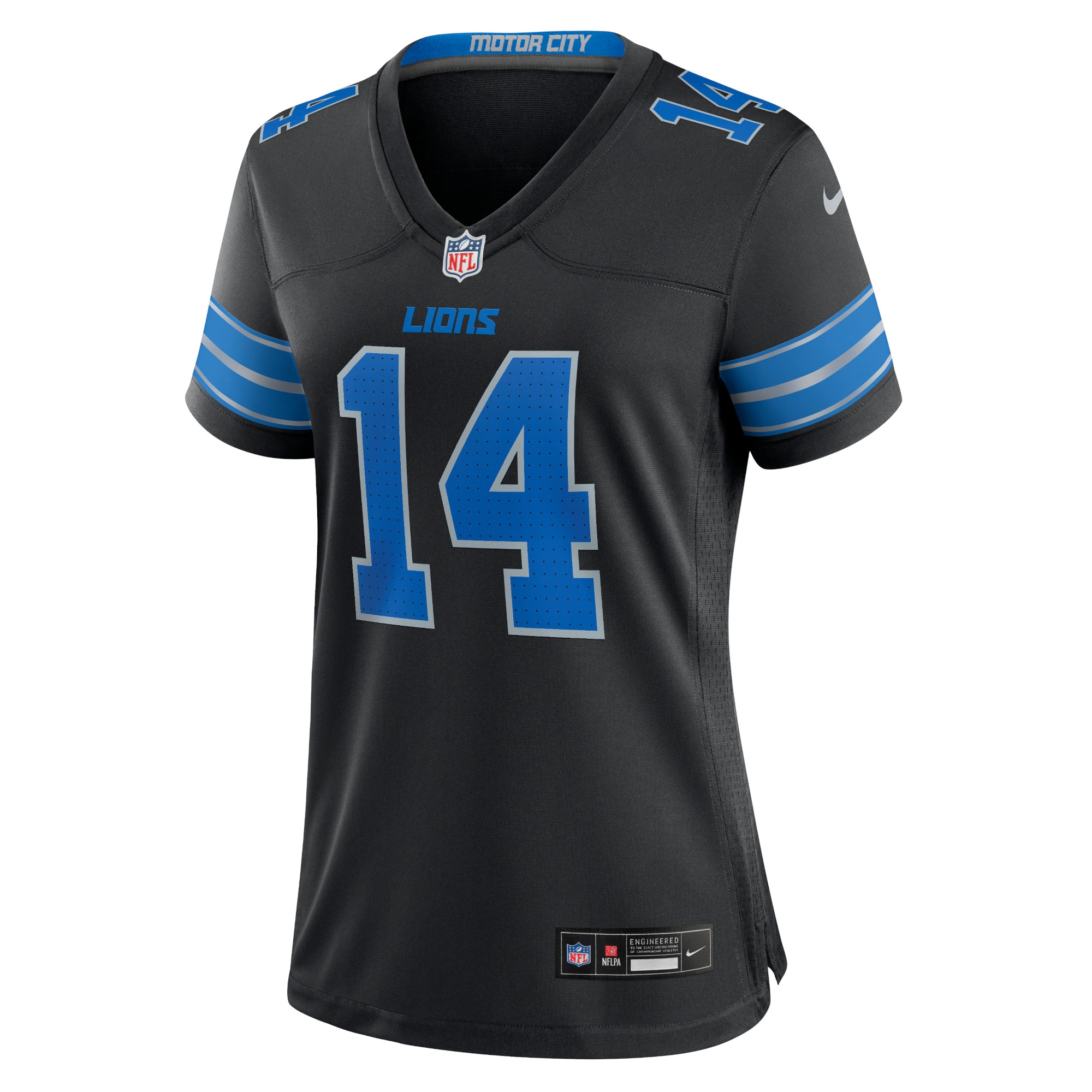 Amon-Ra St. Brown Detroit Lions Women's 2nd Alternate Game Jersey - Black