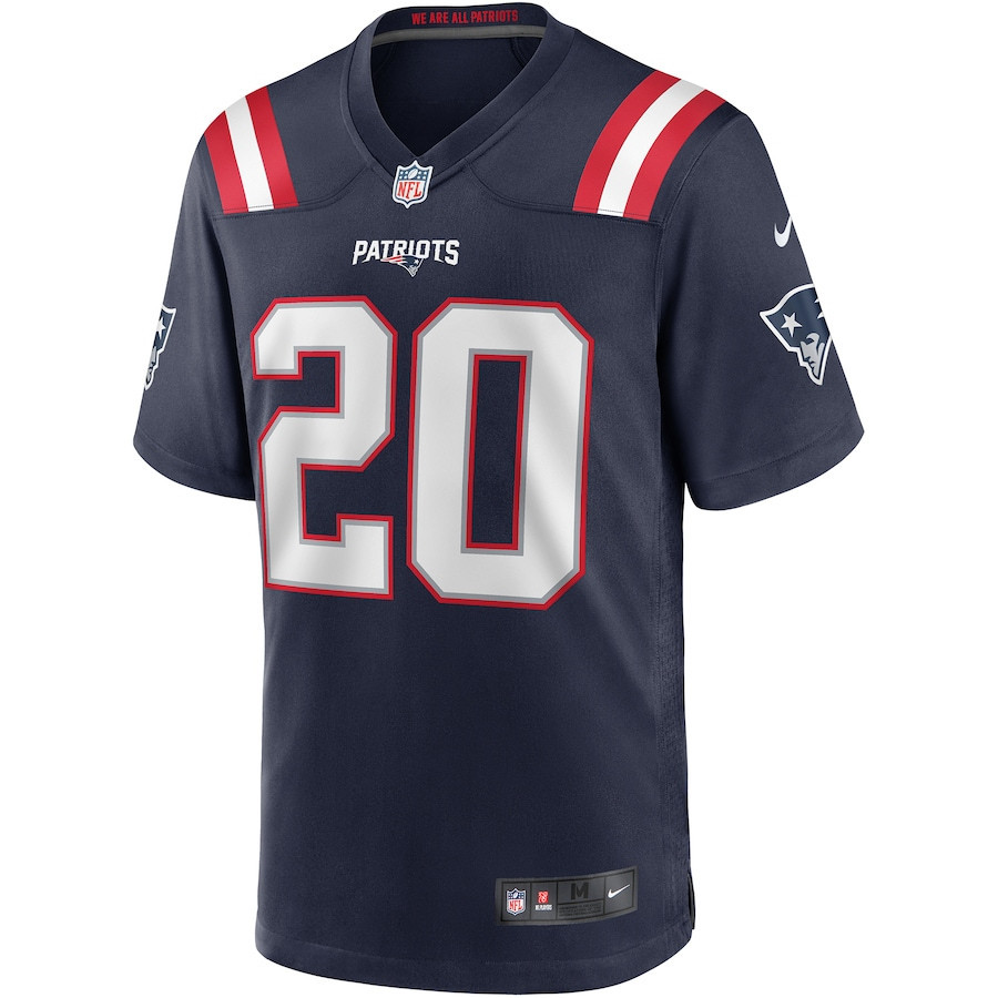 Gino Cappelletti 20 New England Patriots Men Game Retired Jersey - Navy
