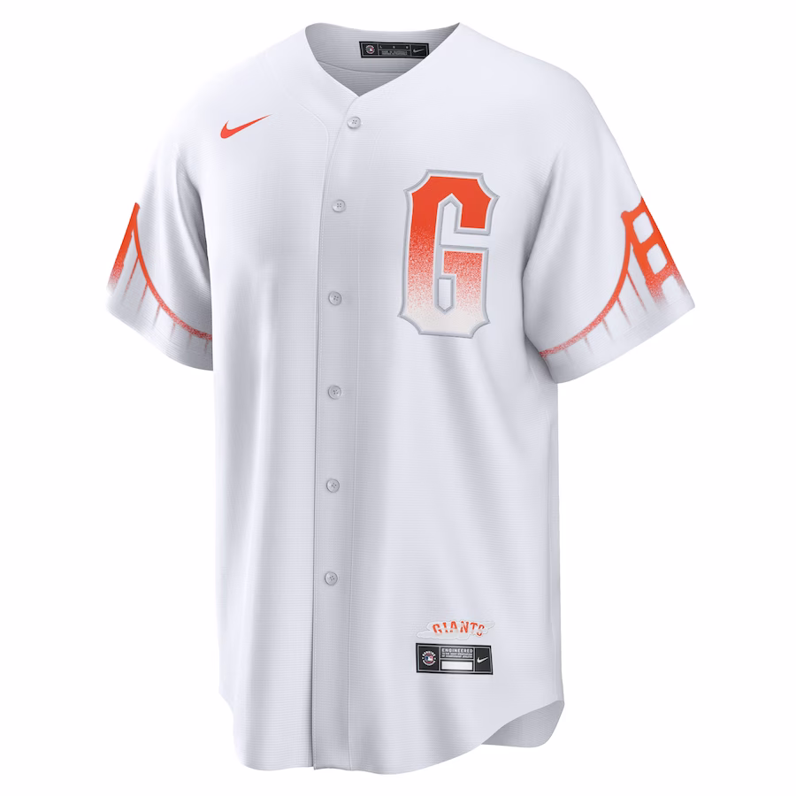 Youth San Francisco Giants Brandon Crawford Nike White City Connect Replica Player Jersey