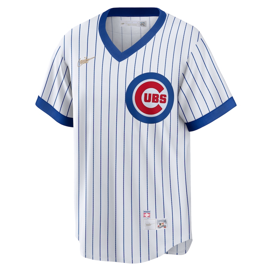 Men's Chicago Cubs Ryne Sandberg White Home Cooperstown Collection Player Jersey