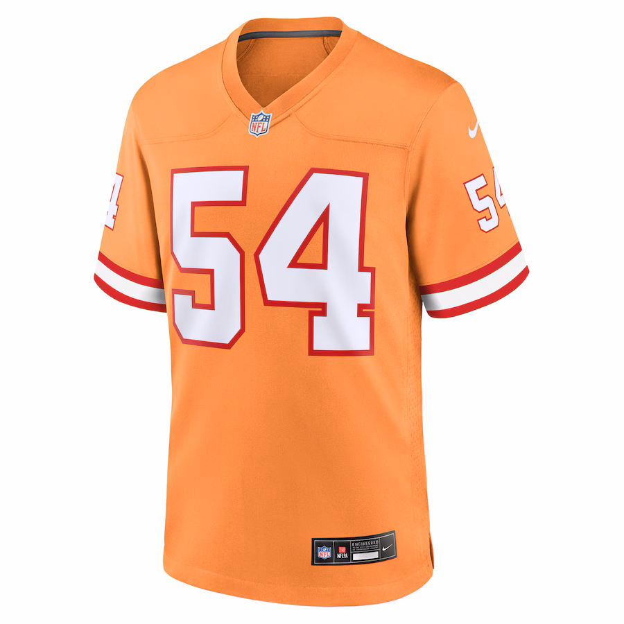 Lavonte David Tampa Bay Buccaneers Nike Throwback Game Jersey - Orange