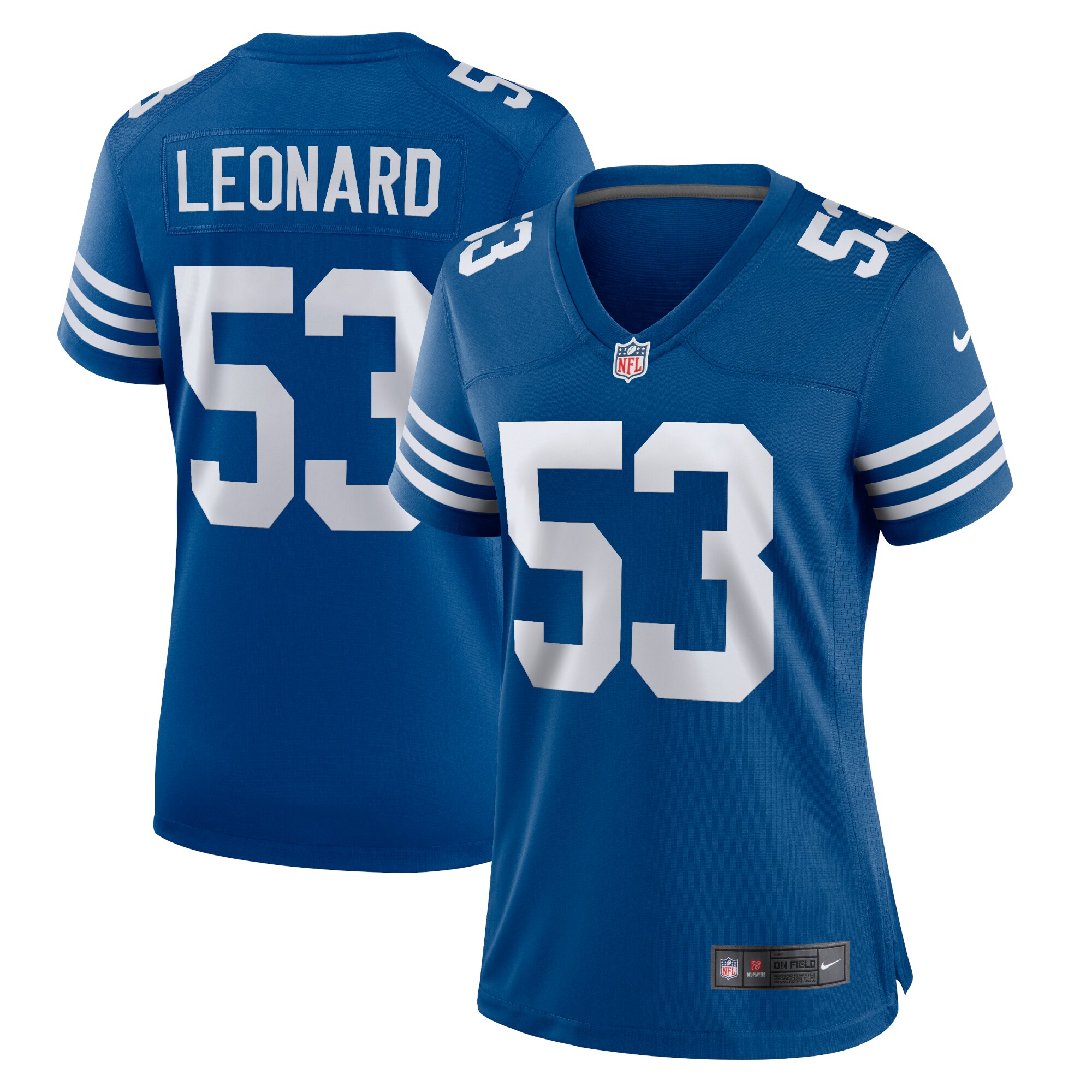 Shaquille Leonard Indianapolis Colts Women's Alternate Game Jersey - Royal