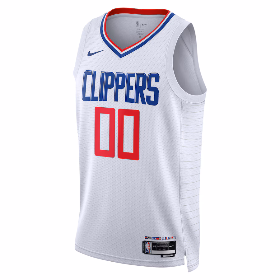 Unisex LA Clippers Nike White Swingman Custom Jersey - Association Edition