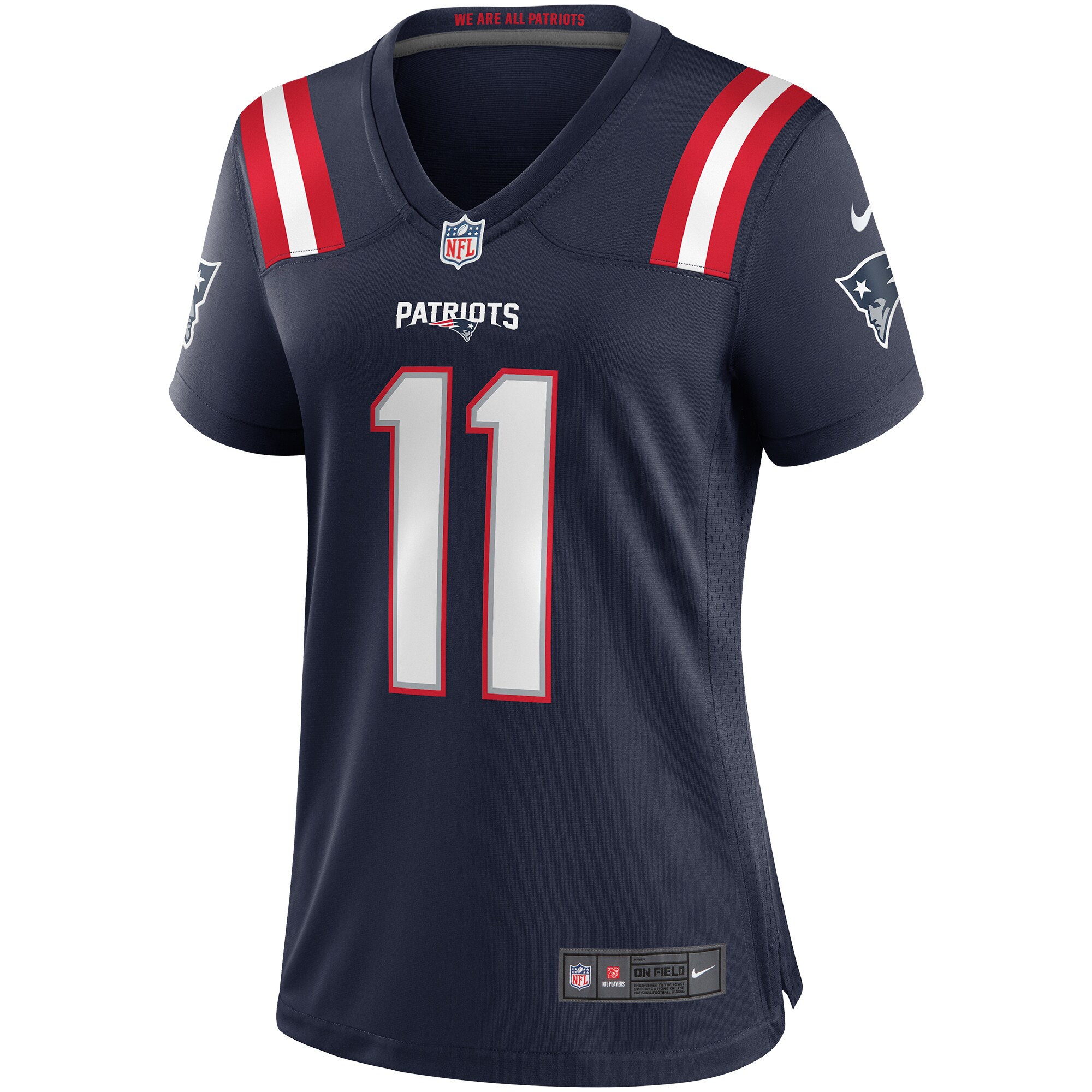 Drew Bledsoe New England Patriots Women's Game Retired Player Jersey - Navy