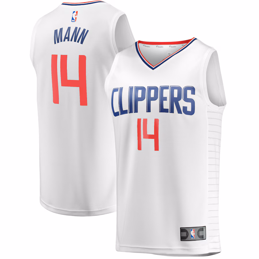 Terance Mann LA Clippers Fanatics Fast Break Player Jersey - Association Edition - White