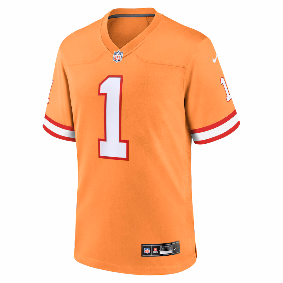 Rachaad White Tampa Bay Buccaneers Nike Throwback Game Jersey - Orange