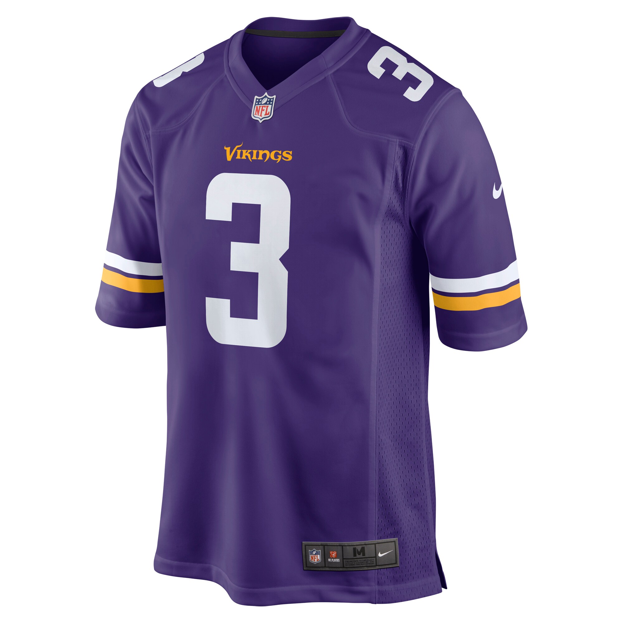 Jordan Addison Minnesota Vikings 2023 NFL Draft First Round Pick Game Jersey - Purple