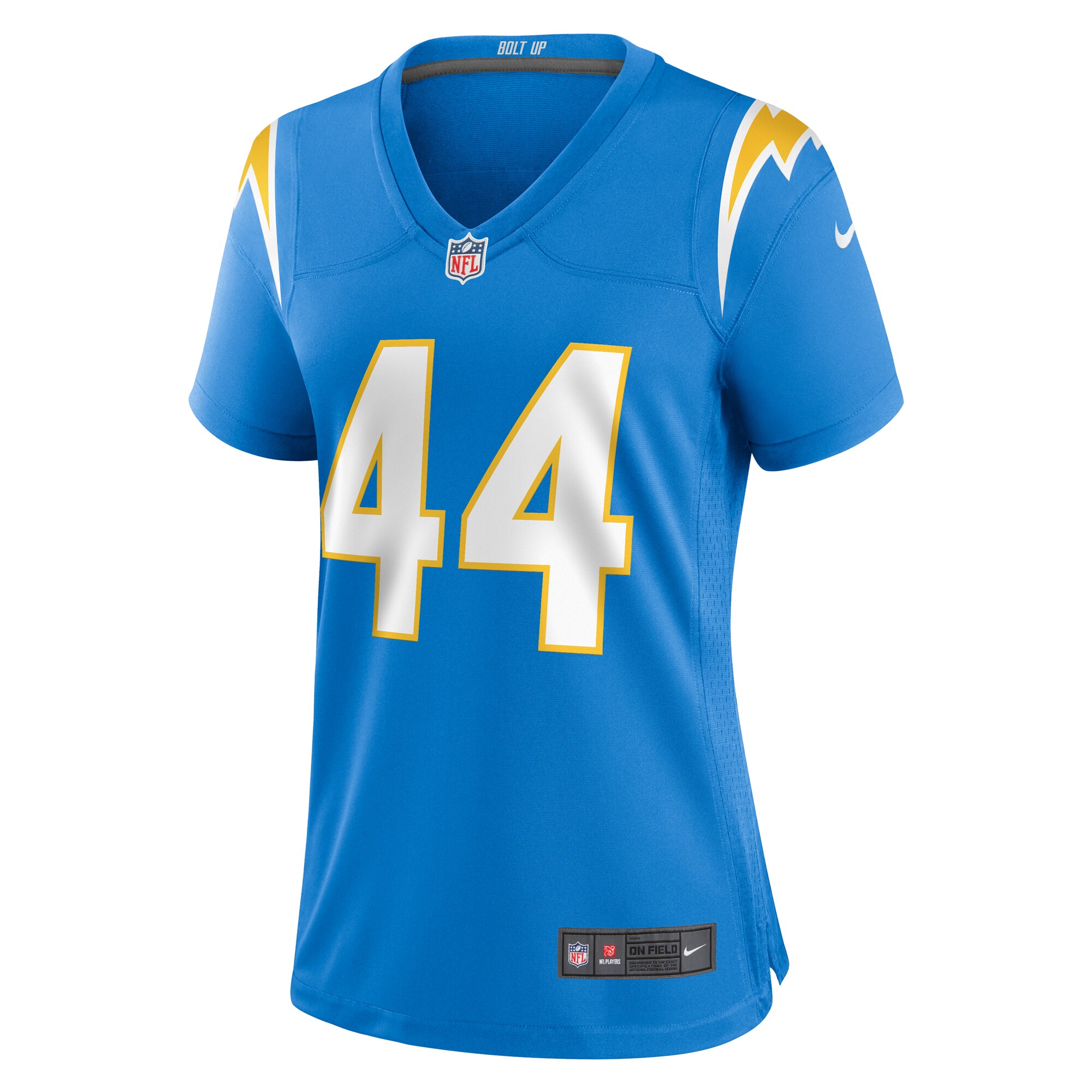 Tanner Muse Los Angeles Chargers Women's Team Game Jersey - Powder Blue