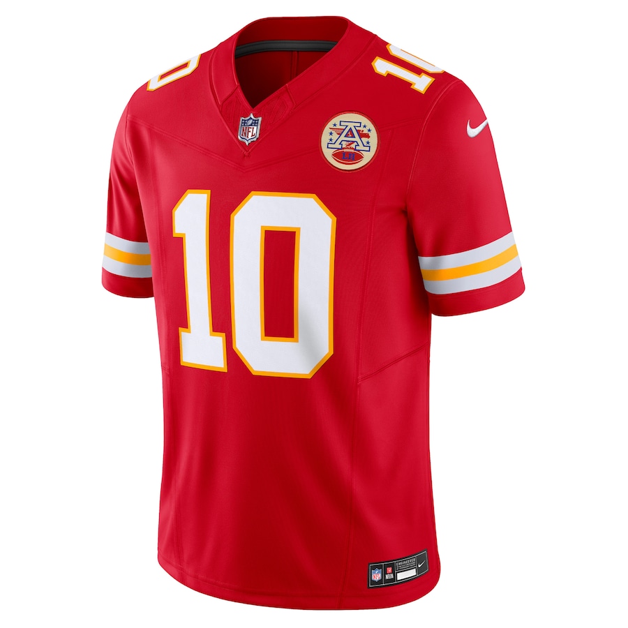 Mens Kansas City Chiefs Isiah Pacheco Red Vapor F.U.S.E. Limited Jersey