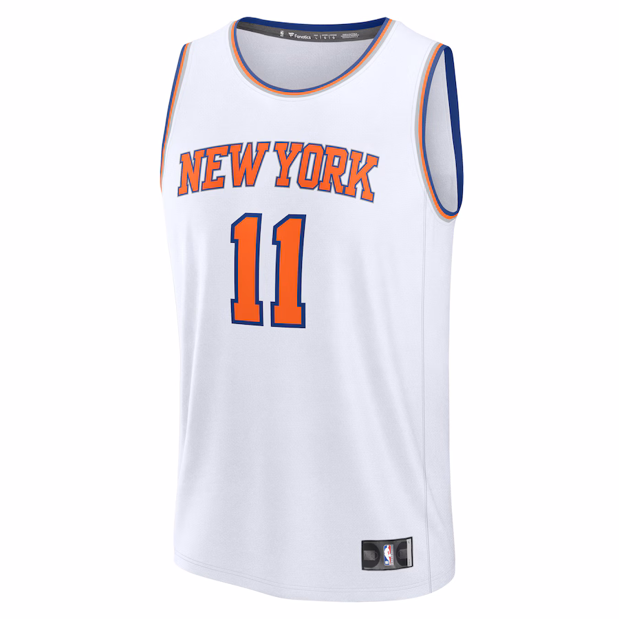Jalen Brunson New York Knicks Fanatics Fast Break Replica Player Jersey - Association Edition - White