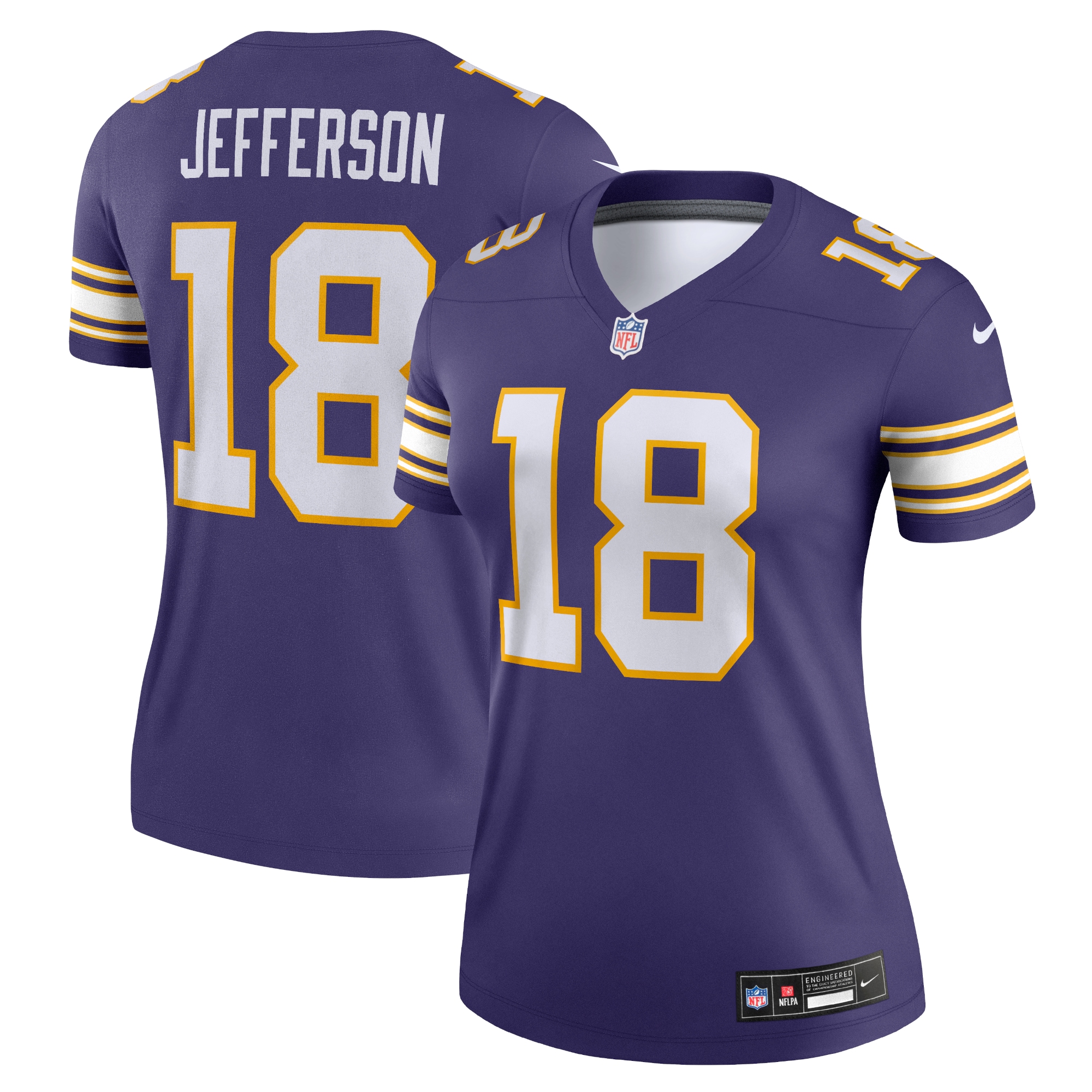 Justin Jefferson Minnesota Vikings Women's Alternate Legend Jersey - Purple