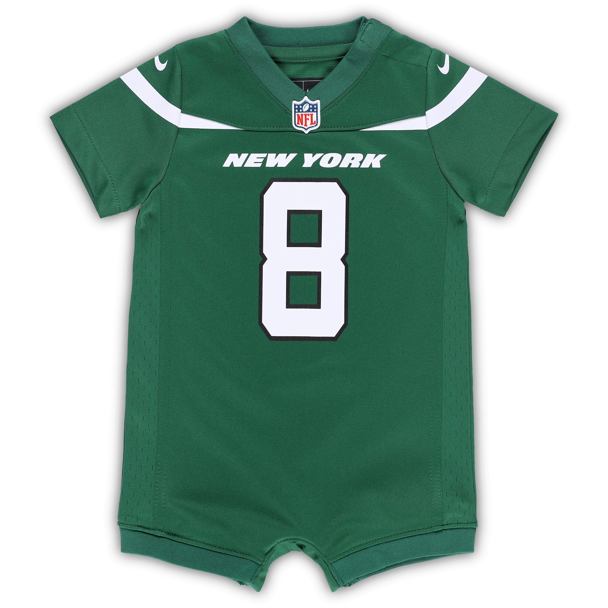 Aaron Rodgers New York Jets Newborn & Infant Game Romper Jersey - Green