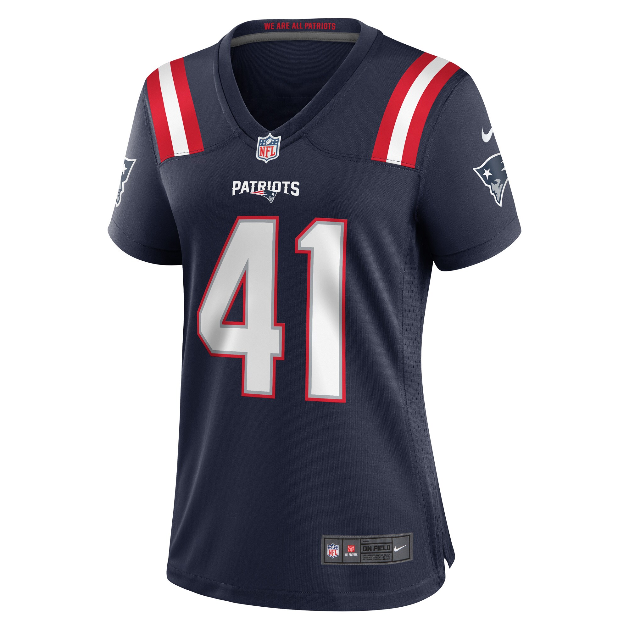 Brenden Schooler New England Patriots Women's Game Player Jersey - Navy